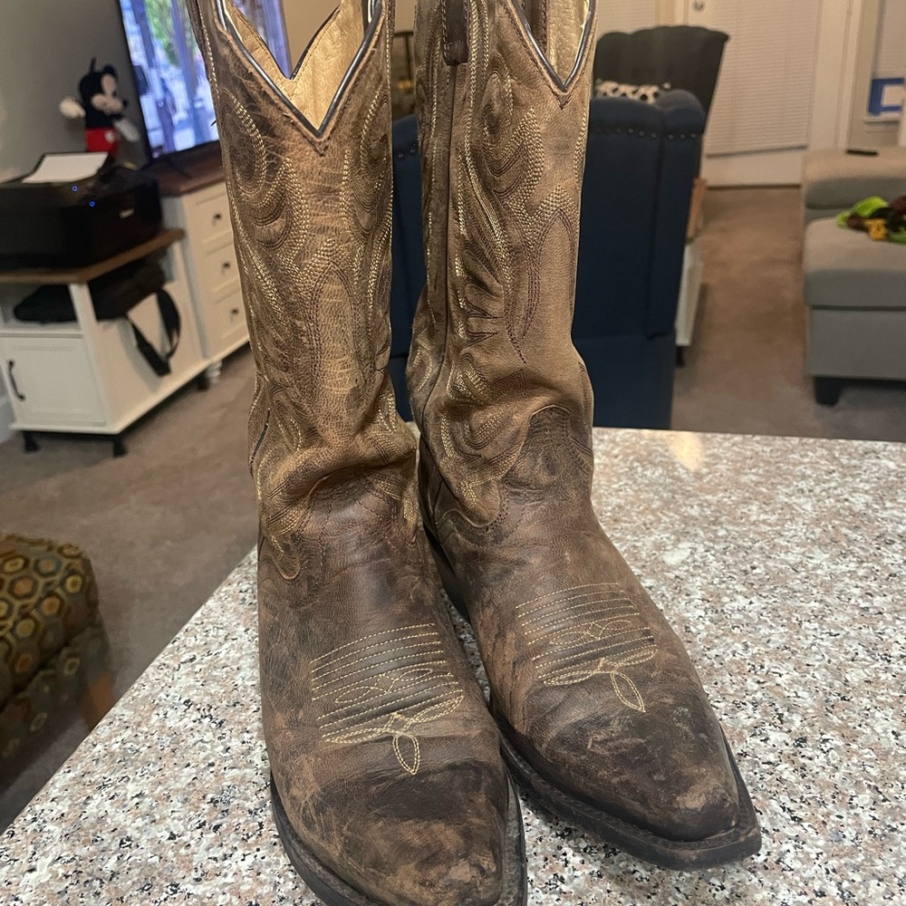 J.B. Dillon Brown Goat Skin Kids Boots